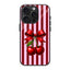 Cherry Bow Glass Case