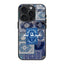 Blue Persian Carpet Glass Name Case image 0