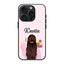 Pretty Girl Glass Name Case image 0