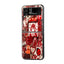 Berry Mood Samsung Z Flip Glass Case
