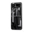 Black Texture Samsung Z Flip Glass Case