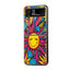 Bloom Smile Samsung Z Flip Glass Case