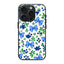 Blue Butterfly Garden Glass Case