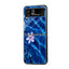 Blue Ocean Bloom Samsung Z Flip Glass Case