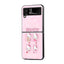 Blush Moments Samsung Z Flip Glass Case
