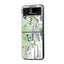 Butterfly Meadow Samsung Z Flip Glass Case