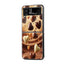 Choco Hearts Samsung Z Flip Glass Case