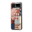 Cozy Checks Samsung Z Flip Glass Case