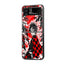 Crimson Eclipse Samsung Z Flip Glass Case