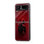 Double Web Samsung Z Flip Glass Case