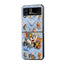 Fluffy Tom-Jerry Samsung Z Flip Glass Case