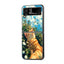 Garfield Sleeping Samsung Z Flip Glass Case