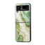 Green Glam Samsung Z Flip Glass Case