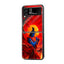 Krishna Crimson Melody Samsung Z Flip Glass Case