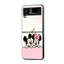 Mickey Minnie Love Samsung Z Flip Glass Case