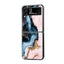 Ocean Marble Waves Samsung Z Flip Glass Case
