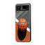 Orange Rush Samsung Z Flip Glass Case