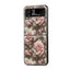 Pink Rose Garden Samsung Z Flip Glass Case