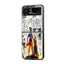 Radha Krishna Eternal Love Samsung Z Flip Glass Case