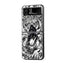 Shadow Manga Warrior Samsung Z Flip Glass Case