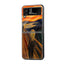 Silent Scream Samsung Z Flip Glass Case