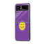 Smiley Aura Samsung Z Flip Glass Case