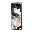 Smoke Marble Samsung Z Flip Glass Case