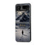 The Lone Penguin Samsung Z Flip Glass Case
