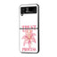 Trust the Process Samsung Z Flip Glass Case
