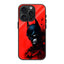 Red Gritty Digital Glass Case image 0