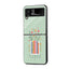 Floral Reads Samsung Z Flip Glass Case image 0