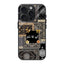 Black & Gold Rug Glass Name Case image 0