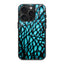 Cyan Grid Glass Case image 0