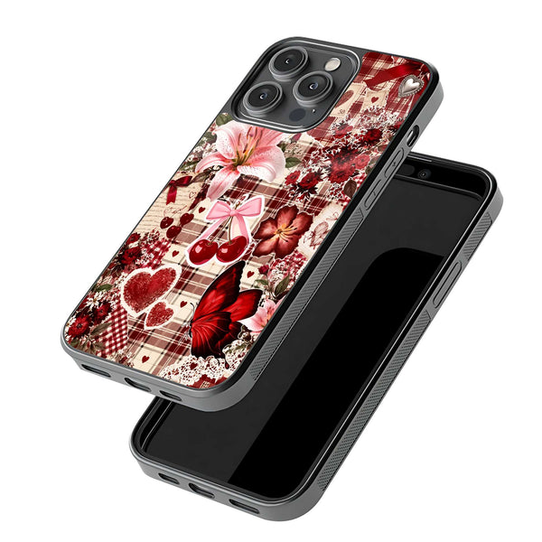 Scarlet Garden Glass Case