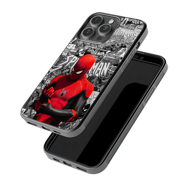 Spider-Verse Comic Glass Case