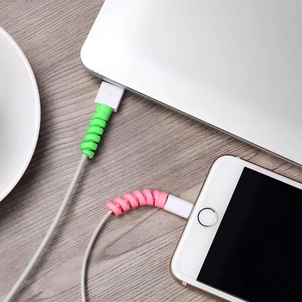 Highly Flexible Silicone Cable Protector(4 pcs)