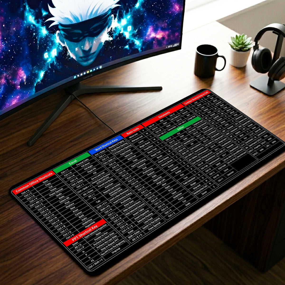 Shortcut Central Desk Mat