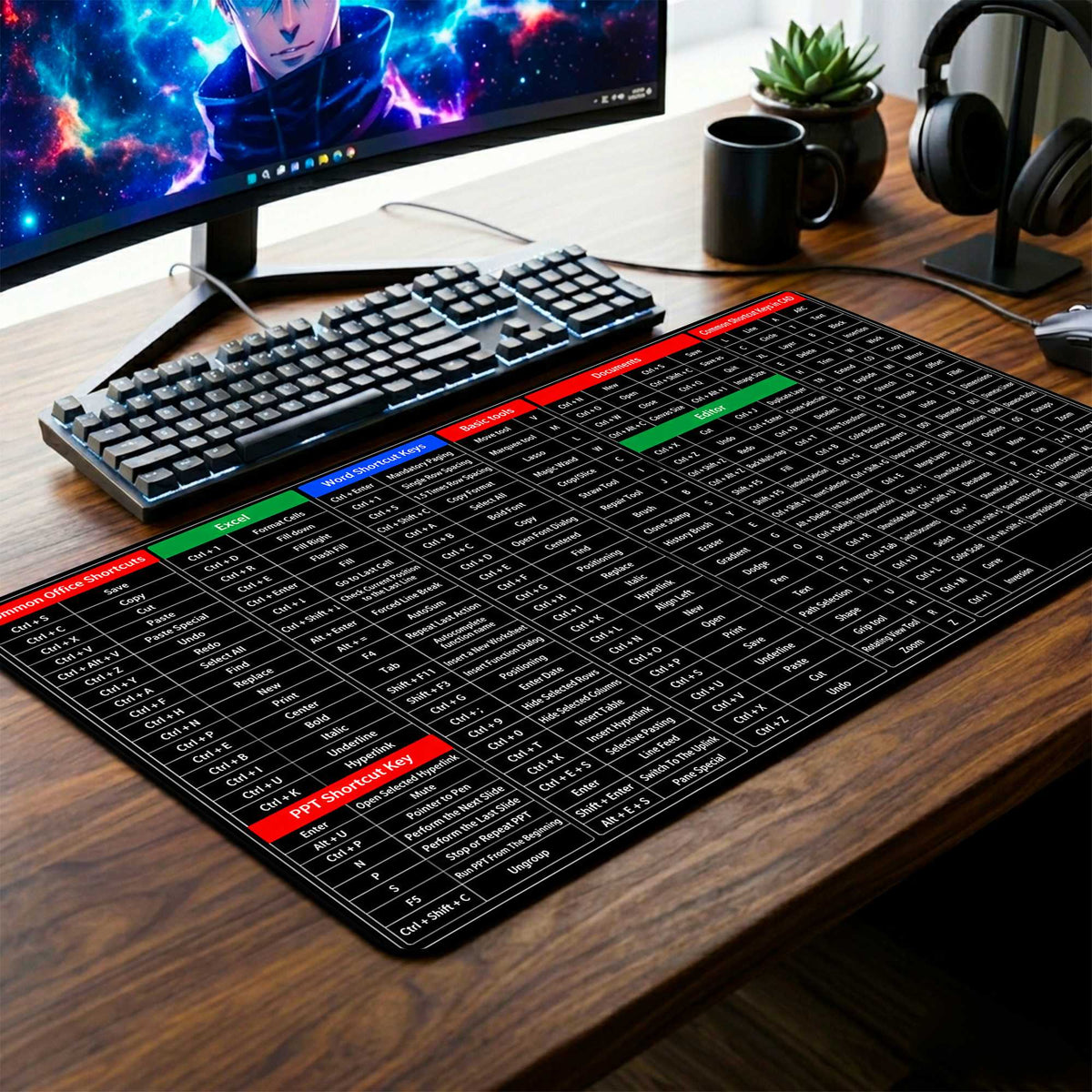 Shortcut Central Desk Mat