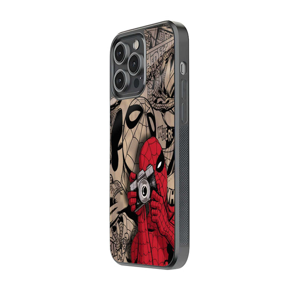 Spider-Man Vintage Camera Glass Case