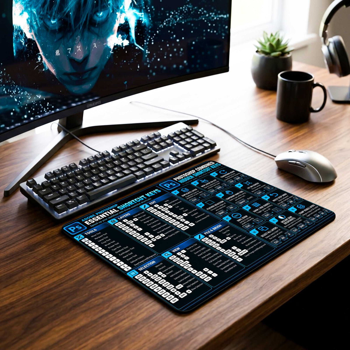 Ultimate Shortcut Hub Desk Mat