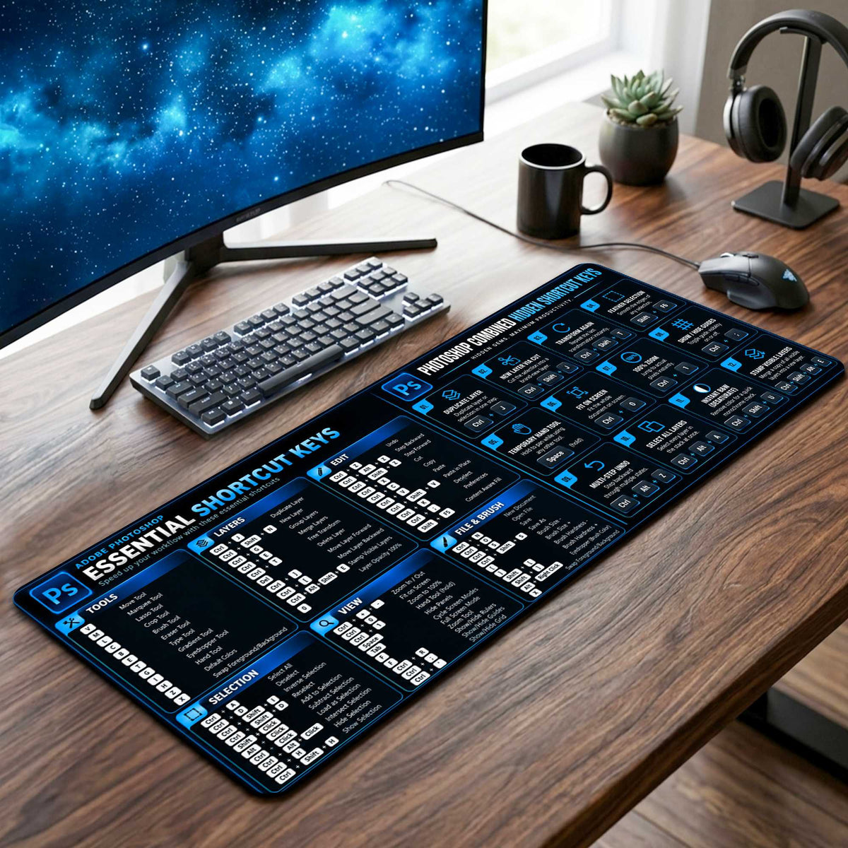 Ultimate Shortcut Hub Desk Mat
