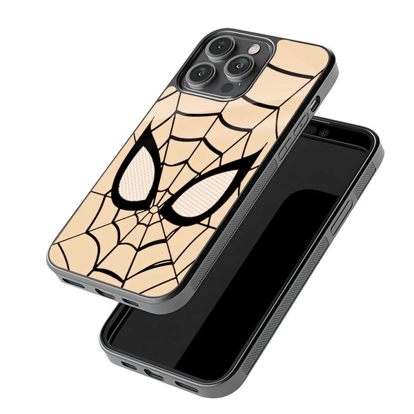 Vintage Spider Mask Glass Case