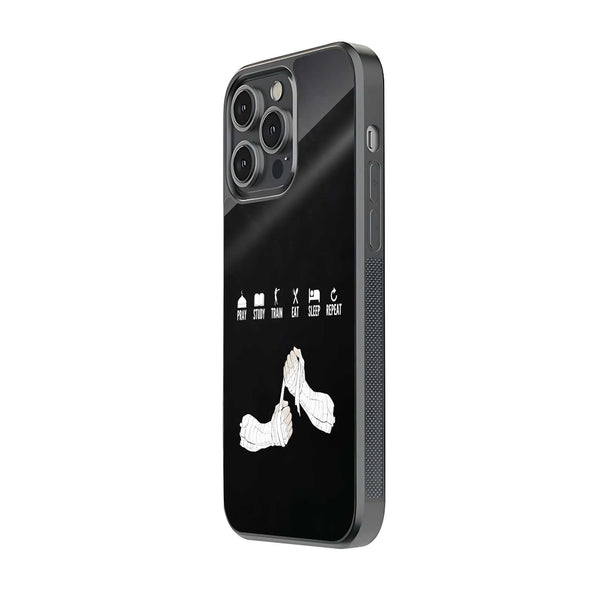 Warrior Habits Glass Case