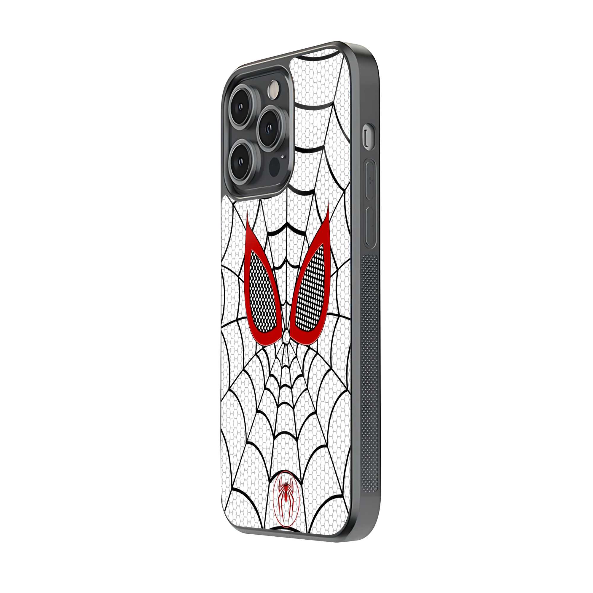 Spider Web Mask Glass Case