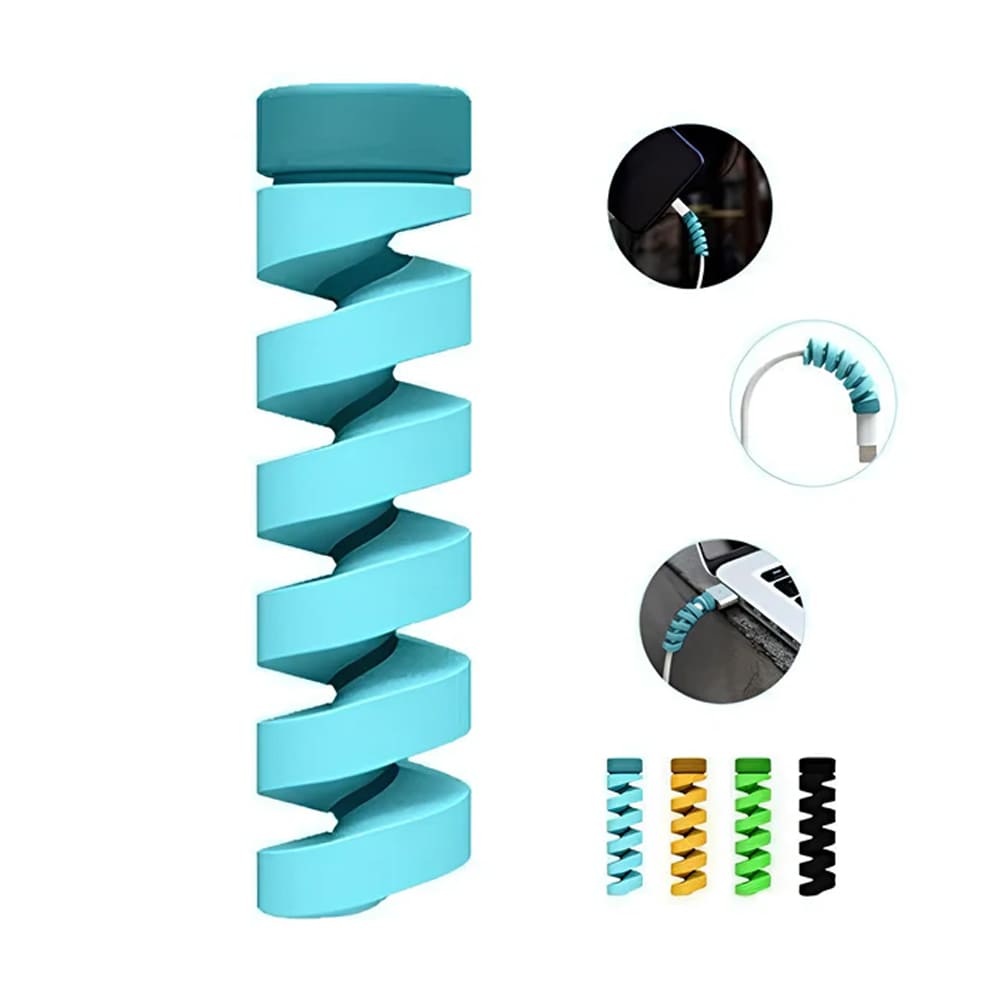 Highly Flexible Silicone Cable Protector(4 pcs)
