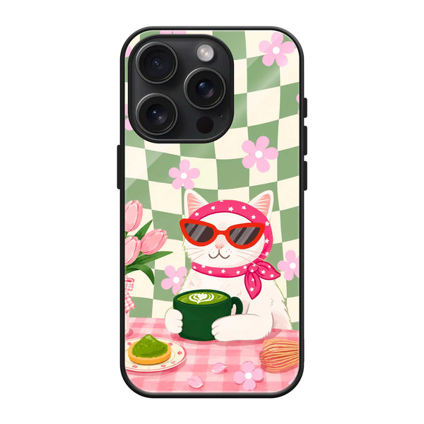 Cozy Flower Girl Glass Case