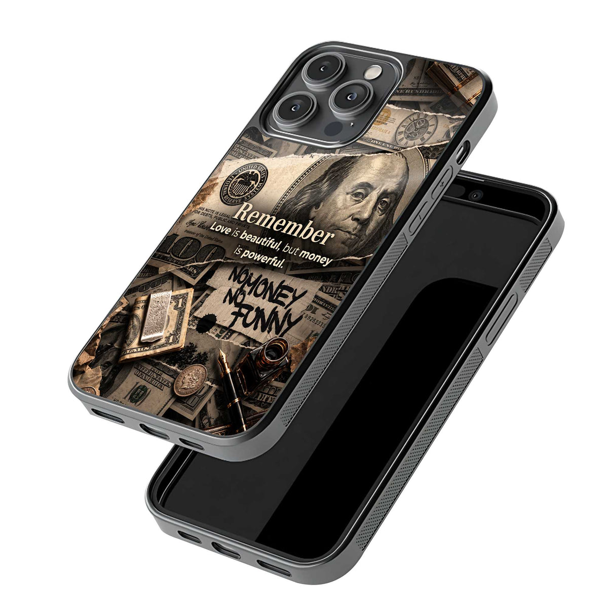 Money Power Glass Case