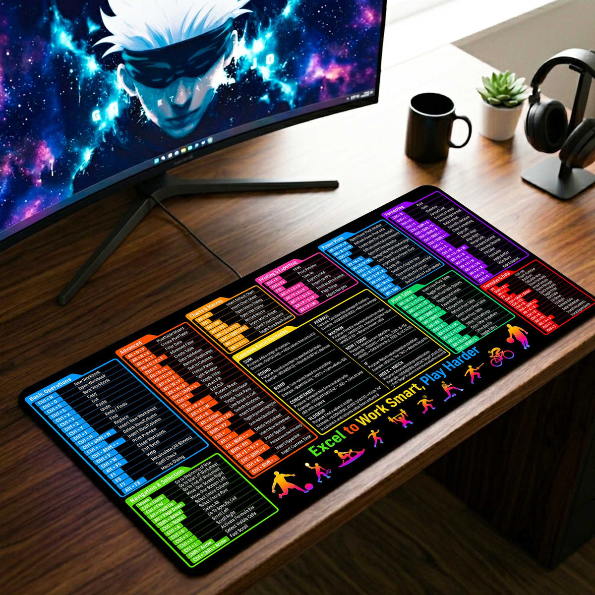 Excel PowerPlay Desk Mat