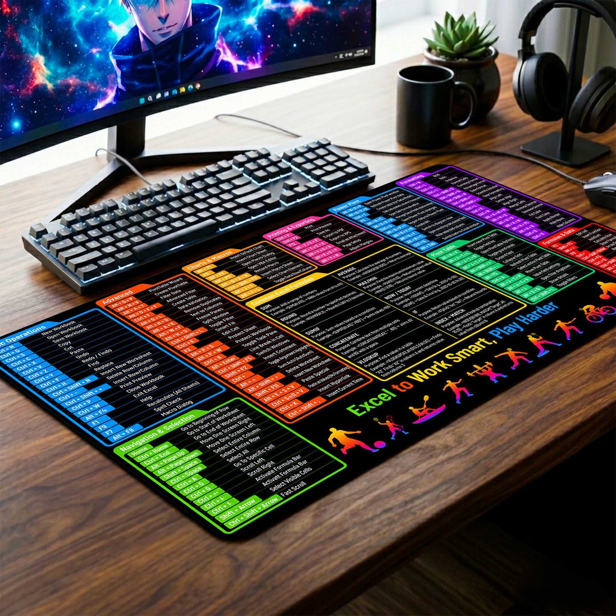Excel PowerPlay Desk Mat