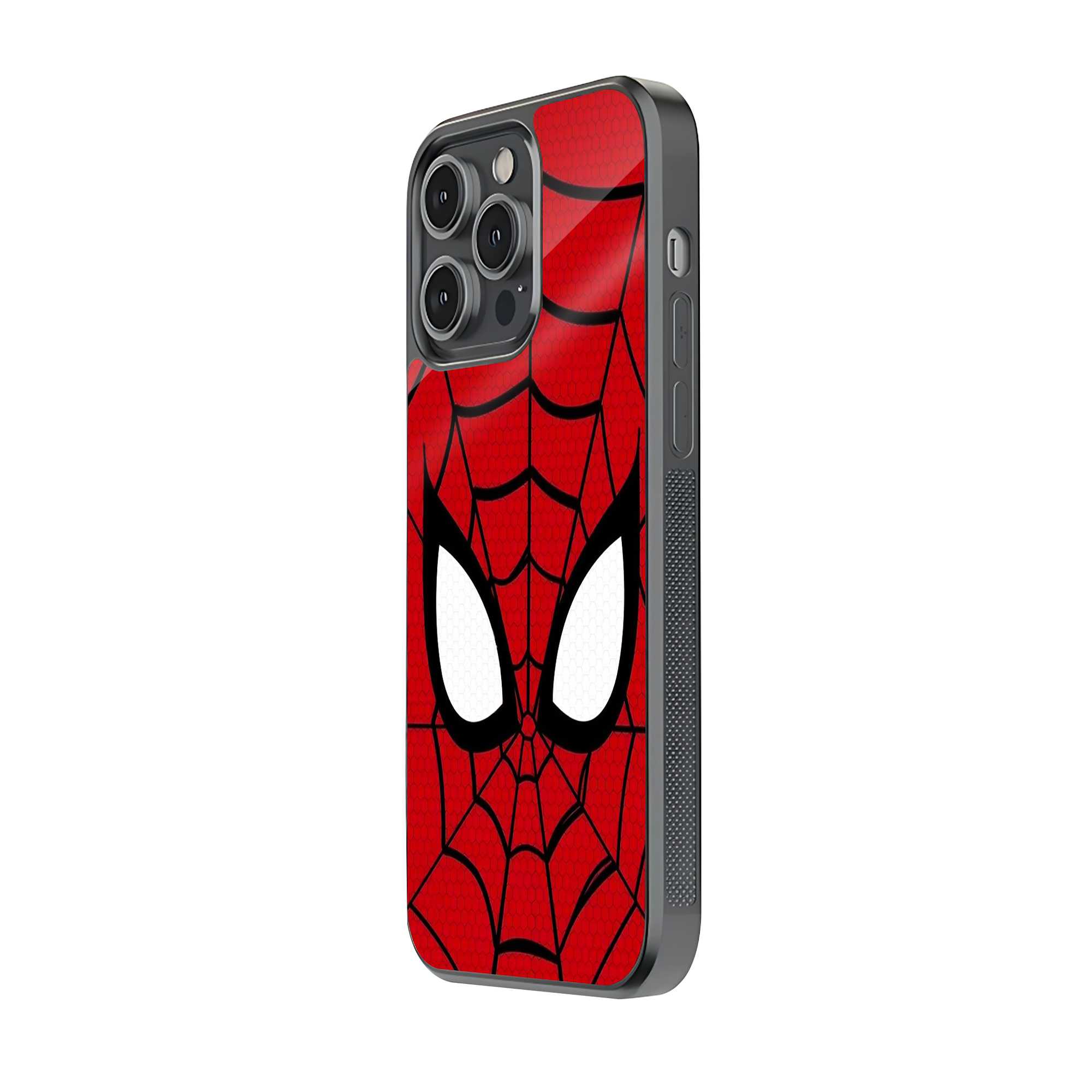 Classic Red Spider Mask Glass Case